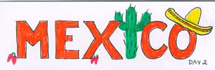 Mexican page title - lettering