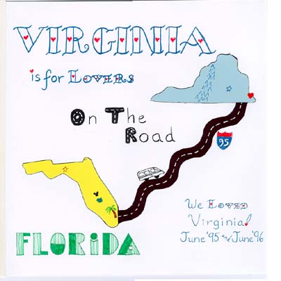 Virginia Vacations title page layout