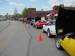 Corvettes were lined up everywhere.