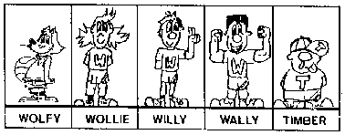 Personajes de la tira cmica de Wolfy