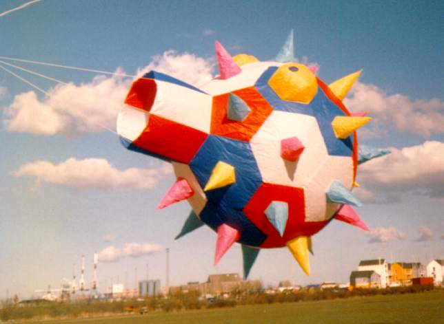 [Blowfish windsock]