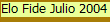 Elo Fide Julio 2004