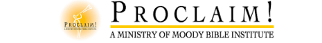 Dr. Joseph Stowell at Proclaim!  Visit him now click here.