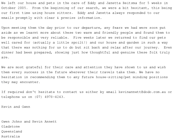 Reference Letter