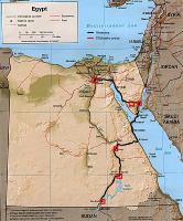 Clickable map with travel itinerary
