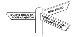 Sign from the Island