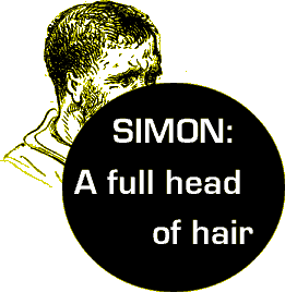 SIMON: A full head of hair