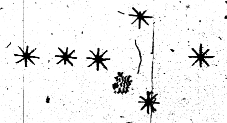 Vespucci's six stars