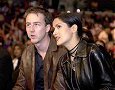 Edward Norton and Salma Hayek at Oscar De La Hoya fight vs. Shane Mosley, Los Angeles 17/06/2000