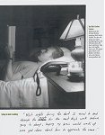 Lying in bed reading