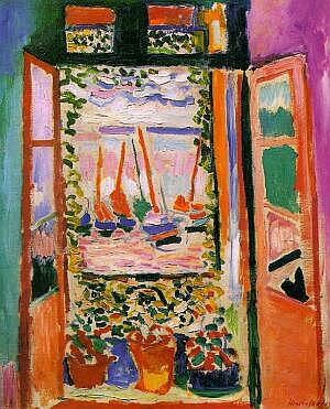 Matisse - Open Window, Collioure, 1905, oil on canvas
