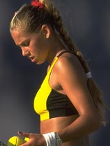 Anna on court