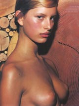 Karolina Kurkova: early topless photo