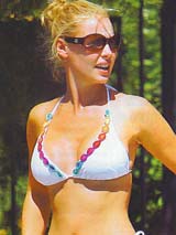 Katherine Heigl: on holiday