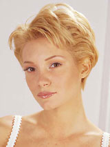 Greta Milos: early pic w/short hair