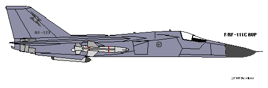 F- 111 Aardvark with AGM-142 Raptor
