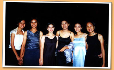 Carla with Kalay girlfriends