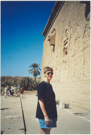 Jennie in Dendera
