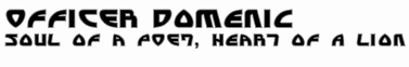 Officer Domenic