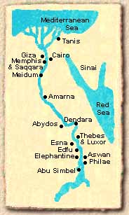 Map of Egypt