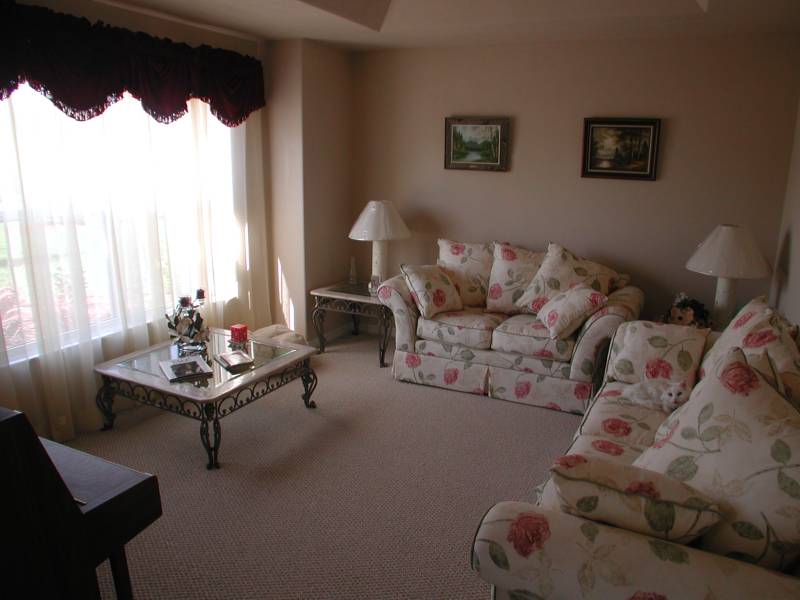 The living room