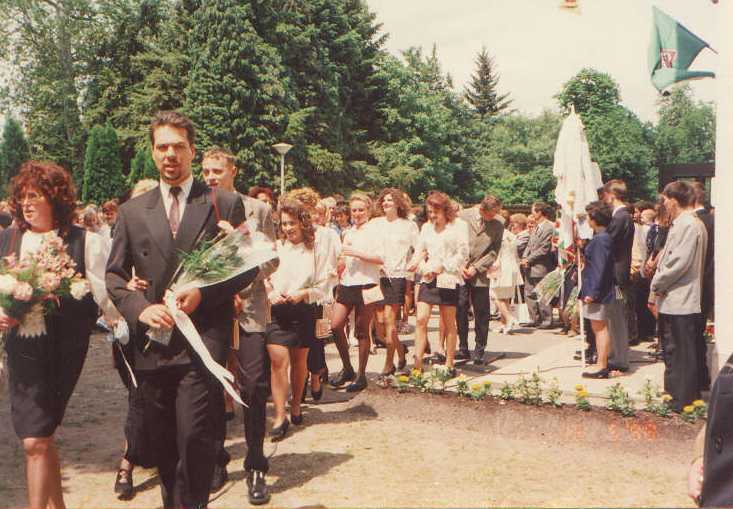 Graduation day in Klcsey Ferenc Gimnzium