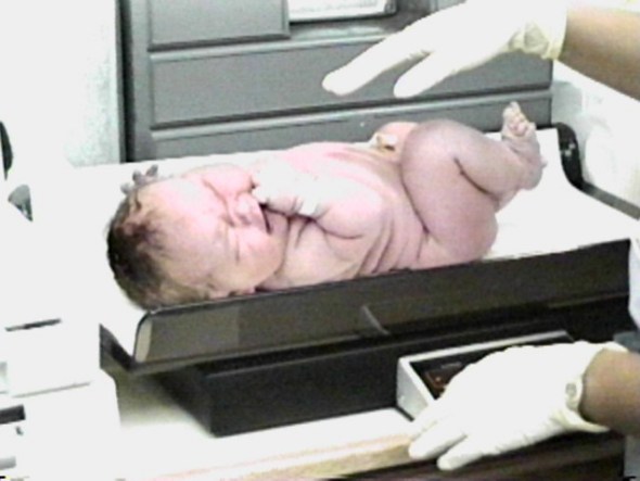 Eion's first weigh in