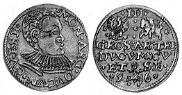 3 Groschen, 1596