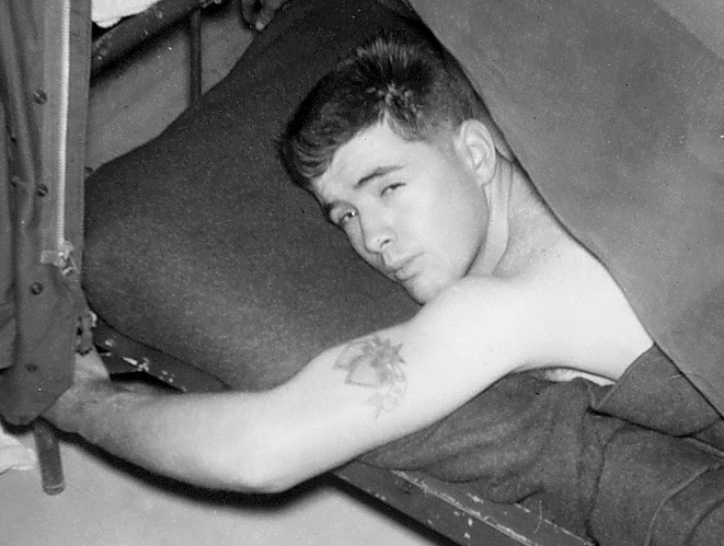 ME, YEARS AGO IN THE SERVICE !