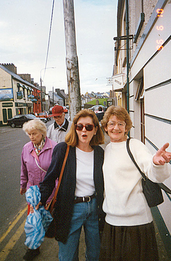 Fran & Mary, Michaels Wife in Donegal Town
