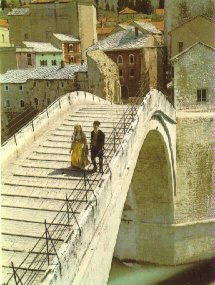 Stari most (Old Bridge), the symbol of Mostar
