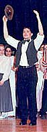 Taking a bow in Music Man...