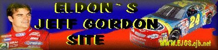 2000 Eldon`s Jeff Gordon Banner