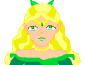 Serious looking Electra for the gown design contest