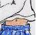 Another one of Shannon in her school uniform. Not the best, it's a bit pixelly and my scanner made it a little blurry. >.<