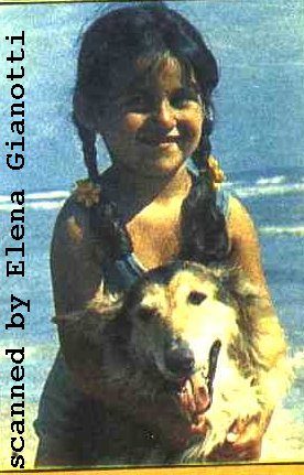 Cinzia a 5 anni