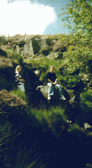 Climbing a mountain in Wales