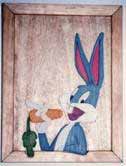 intarsia cartoon character