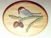 intarsia chick-a-dee, intarsia birds