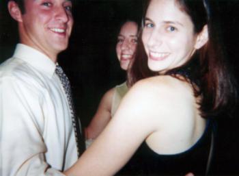 Andy Byrd and Jule and Liz on the dance floor.