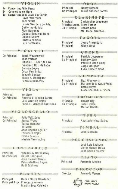 Tampico Program