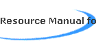 Resource Manual for Non-Profit Organizations
