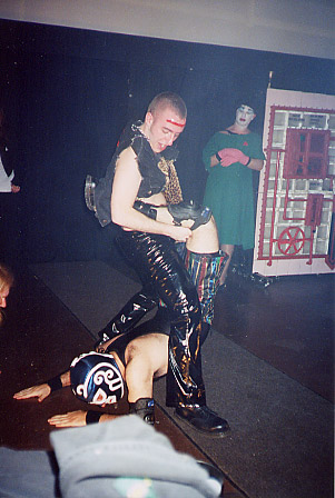 Alternate caption:  'Burrito at the Chiropractor'
