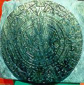 Horizonte Post-Cl�sico. Representaci�n cosmogonica de los 5 soles.