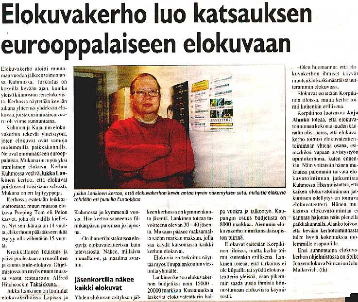 Kuhmolainen 26.1.01