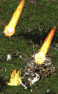 Rain firey death upon those who would oppose you