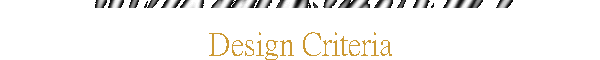 Design Criteria