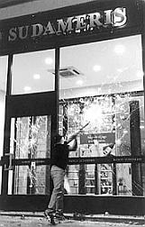 Violencia contra los bancos