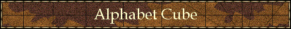 Alphabet Cube