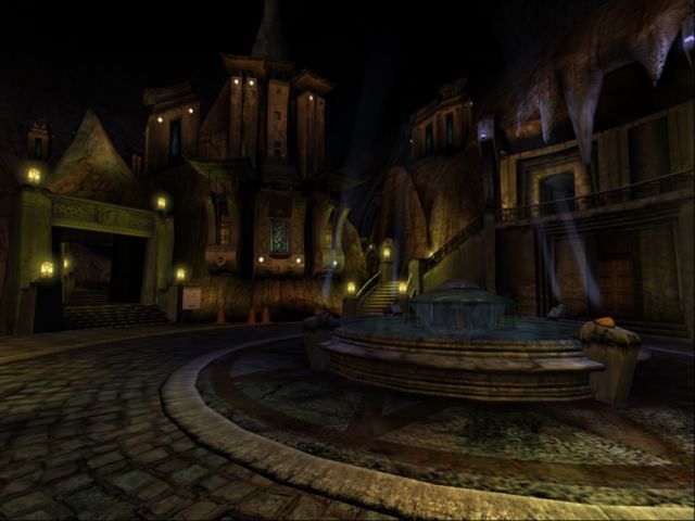 Fountain area in the newly-named Bevin 'hood